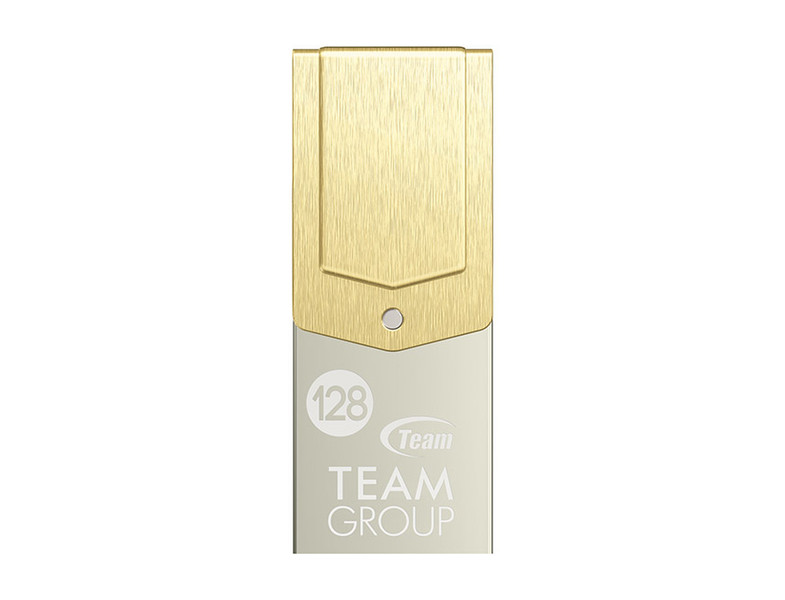 Team Group M161 128ГБ USB 3.0 (3.1 Gen 1) Type-A/Type-C Золотой, Cеребряный USB флеш накопитель