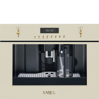 Smeg CMS8451P Встроенный 1.8л Кремовый кофеварка