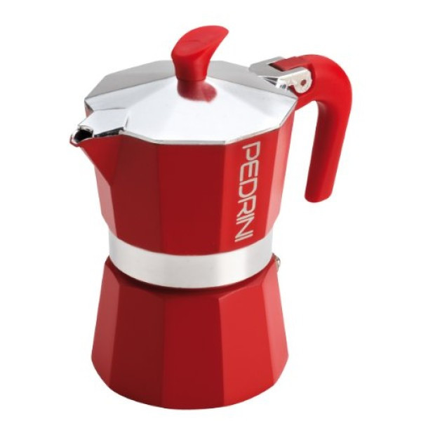 Pedrini 9121-840 Red moka pot