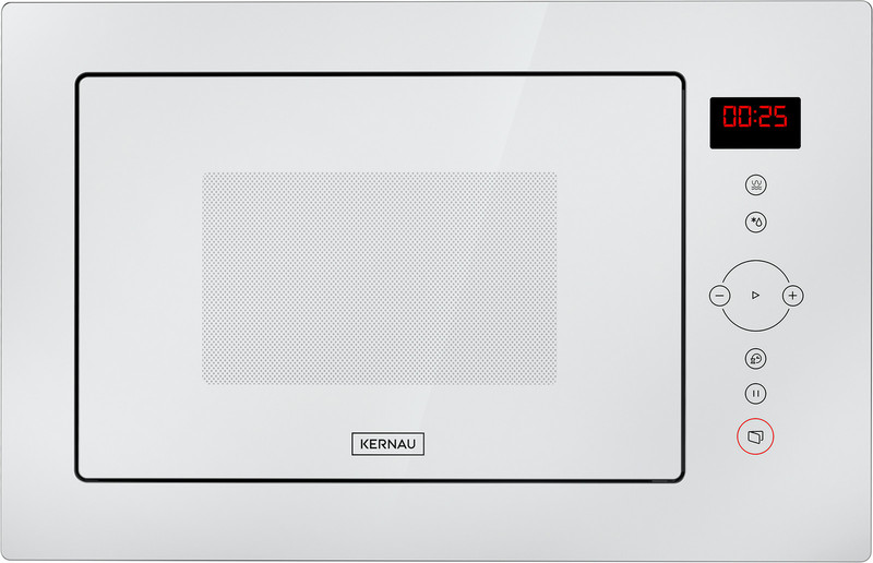 KERNAU KMO252GW Built-in Grill microwave 25L 900W White microwave