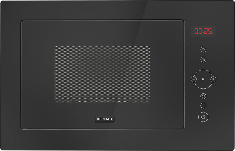 KERNAU KMO252GB Встроенный Микроволновая печь с грилем 25л 900Вт Черный микроволновая печь