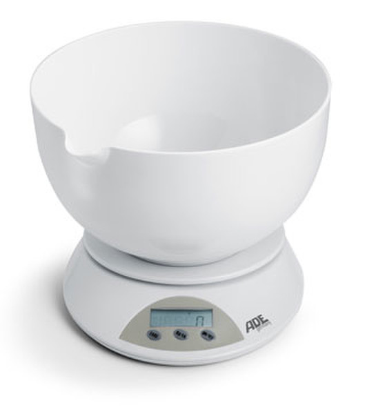 ADE Angelina Tabletop Electronic kitchen scale White