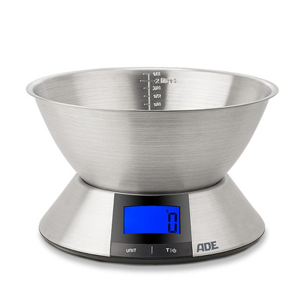 ADE Hanna Tabletop Electronic kitchen scale Stainless steel