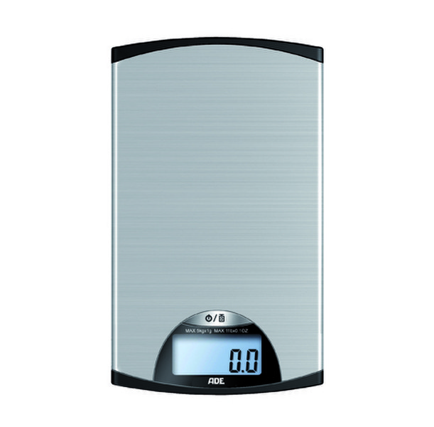 ADE KE 850 Tabletop Rectangle Electronic kitchen scale Black,Stainless steel