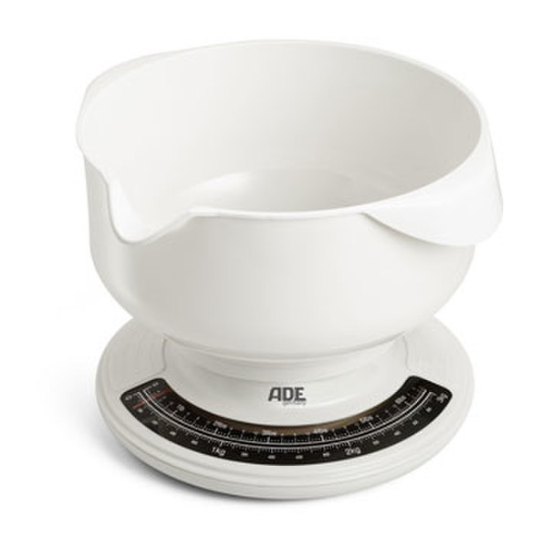 ADE Paula Tabletop Mechanical kitchen scale White
