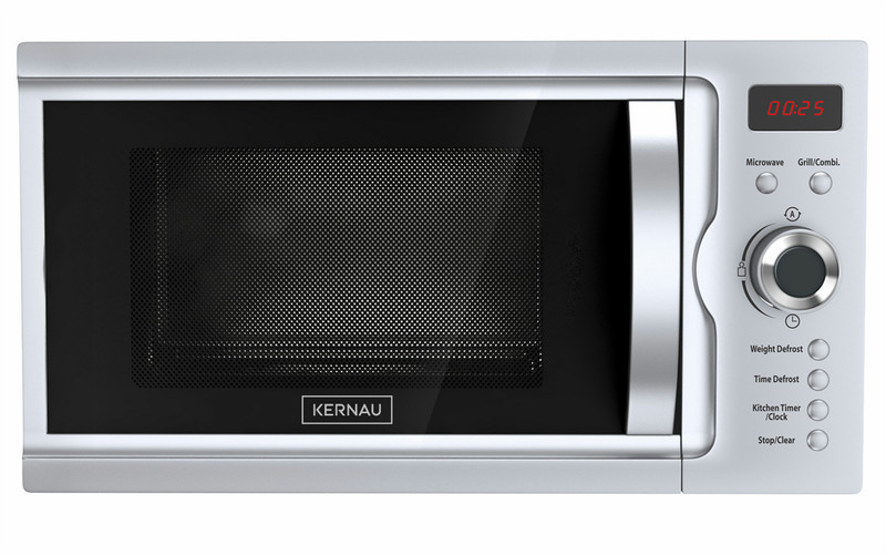 KERNAU KFMO231EGS Countertop Grill microwave 23L 800W Silver microwave
