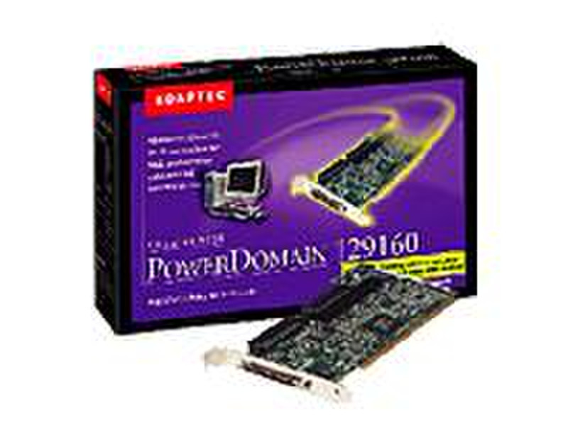 Adaptec PowerDomain29160MacSgl U160SCSI 68pin ex интерфейсная карта/адаптер