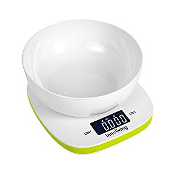 Innoliving INN-132G Tabletop Square Electronic kitchen scale Green,White