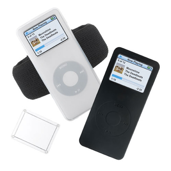 PodGear JumpSuit Plus for iPod Nano (Ebony & Ice)