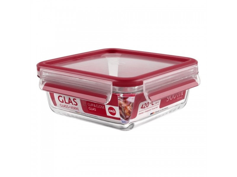 Tefal K3010312 Square Box 2L Red,Transparent 1pc(s) food storage container