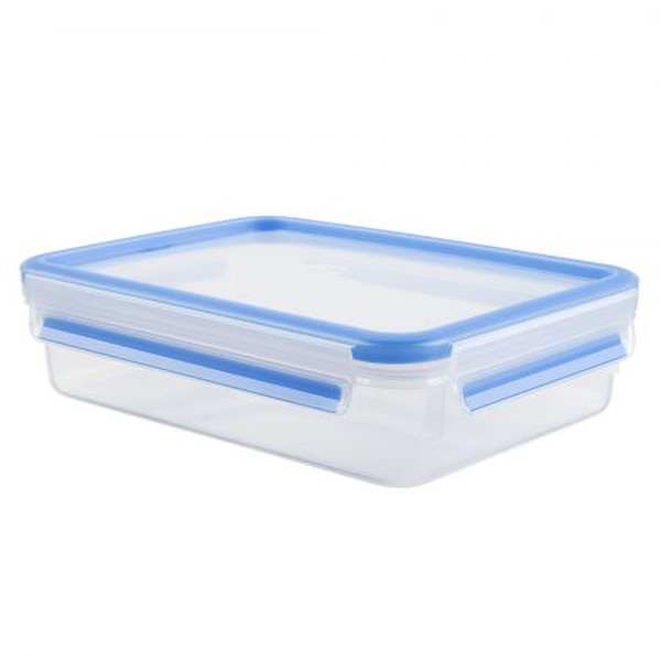 Tefal K3021412 Прямоугольный Коробка 1.2л Синий, Прозрачный 1шт емкость для хранения еды