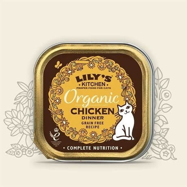 Lily's Kitchen Organic Chicken Dinner for Cats 85г