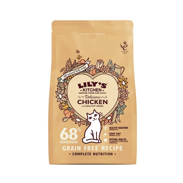 Lily's Kitchen HE631006 800г Для взрослых Курица, Картофель сухой корм для кошек