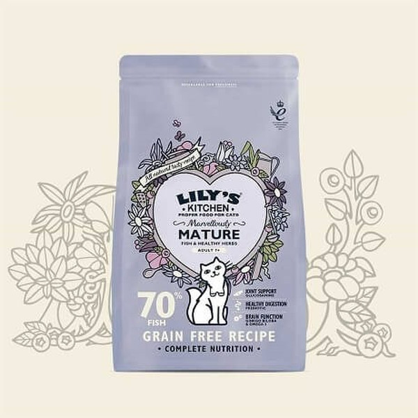 Lily's Kitchen HE631009 800g Adult Salmon,Whitefish cats dry food