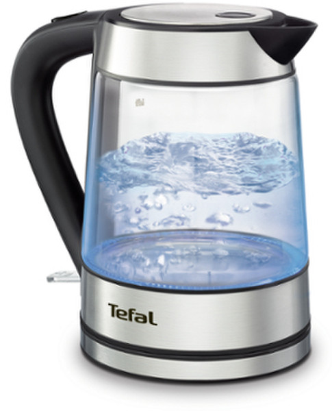 Tefal KI730D30 1.7L Black,Stainless steel,Transparent electric kettle