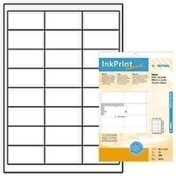 HERMA Inkjet labels white 66x33,8 InkPrint Special 600 pcs. Weiß 600Stück(e) selbstklebendes Etikett