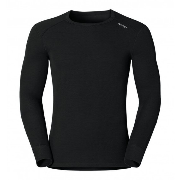 Odlo 152022 Base layer shirt XL Long sleeve Crew neck Polyester Black