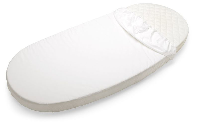 Stokke Sleepi Cotton White Fitted crib sheet