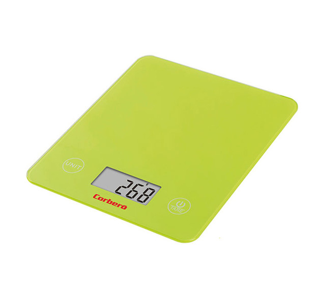 Corbero CBC 600 L Tabletop Rectangle Electronic kitchen scale Green