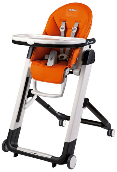 Peg Perego Siesta Multifunctional high chair Padded seat Orange