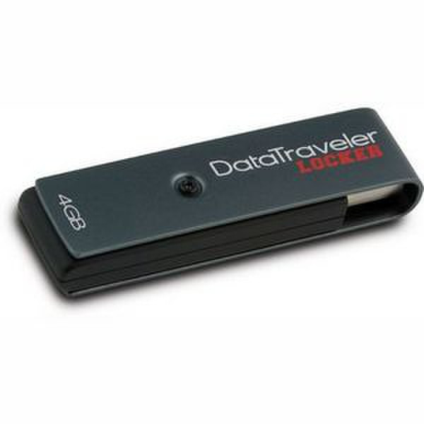 Kingston Technology DataTraveler 4GB Locker 4GB USB 2.0 Type-A Black USB flash drive