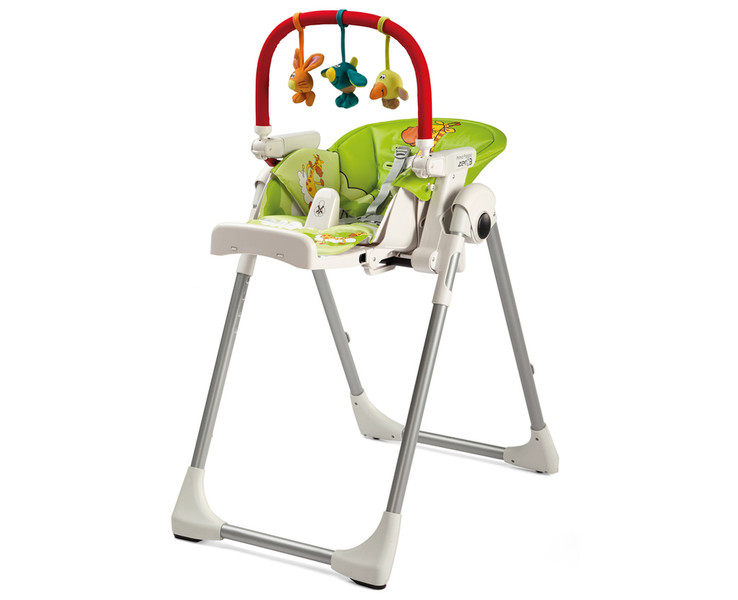 Peg Perego Play Bar Camping high chair Padded seat Green