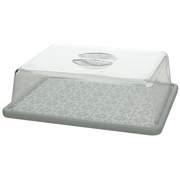 Tognana Porcellane S59FOC63326 Transparent Plastic Rectangular cheese dish