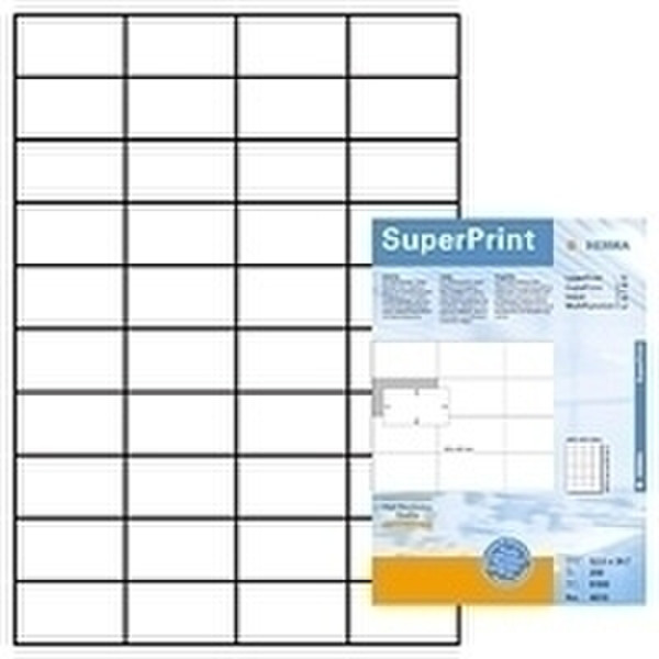 HERMA Labels white 52,5x29,7 SuperPrint 8000 pcs. 8000pc(s) self-adhesive label