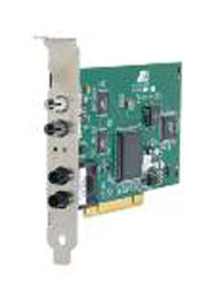 Allied Telesis 100Mpbs Fast Ethernet 10Mbps Dual Port Fiber NIC (SC/SC) Internal 100Mbit/s networking card