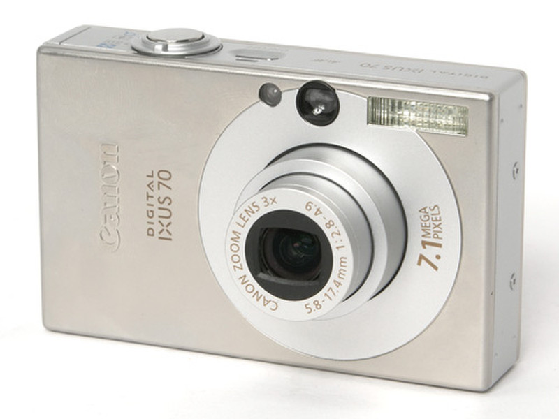 Canon Digital IXUS 70 Kompaktkamera 7.1MP 1/2.5Zoll CCD Silber