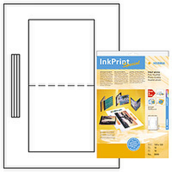 HERMA CD insert cards Print&Fold 120x120mm InkPrint 10Stück(e) selbstklebendes Etikett