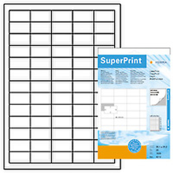 HERMA Labels 38,1x21,2 removable SuperPrint 1625 pcs. 1625Stück(e) selbstklebendes Etikett