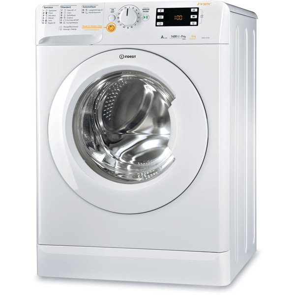 Indesit XWDE 961480X W FR Отдельностоящий Фронтальная загрузка A Белый стирально-сушильная машина