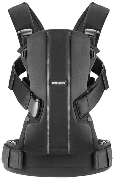 BabyBjorn Baby Carrier We Baby carrier backpack Cotton,Polyester Black