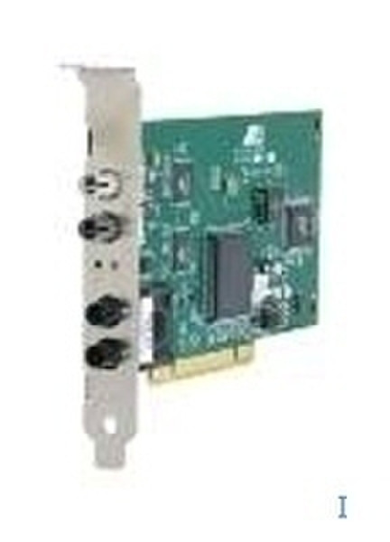 Allied Telesis 100Mpbs Fast Ethernet 10Mbps Dual Port Fiber NIC (ST/ST) Internal 100Mbit/s networking card