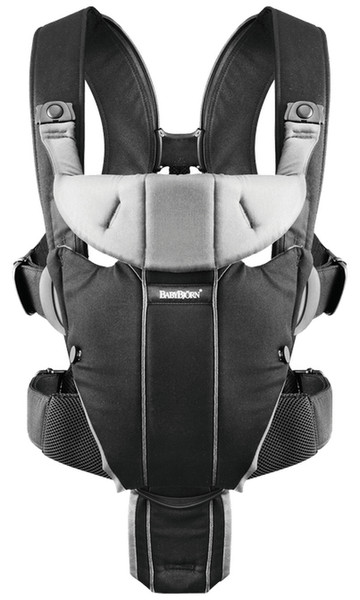 BabyBjorn Baby Carrier Miracle Baby carrier backpack Cotton,Polyester Black