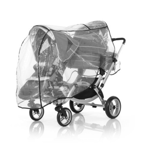 ABC Design 983400 Transparent Kinderwagen-Regenabdeckung