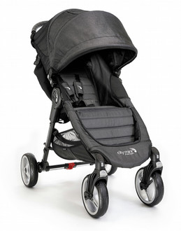Baby Jogger City Mini 4 Traditional stroller 1место(а) Древесный уголь