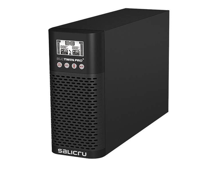 Salicru SLC 1000 TWIN PRO2 Doppelwandler (Online) 1000VA Tower Schwarz Unterbrechungsfreie Stromversorgung (UPS)