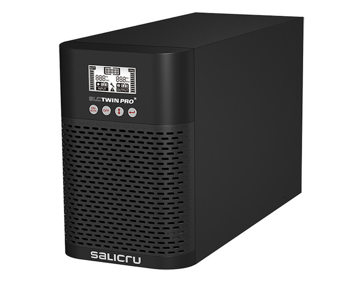 Salicru SLC 1500 TWIN PRO2 Double-conversion (Online) 1500VA Tower Black uninterruptible power supply (UPS)