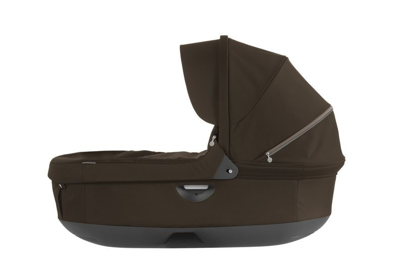 Stokke Carry Cot Brown baby