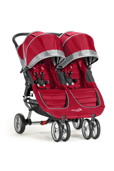 Baby Jogger City Mini Double Jogging stroller 2seat(s) Crimson,Grey