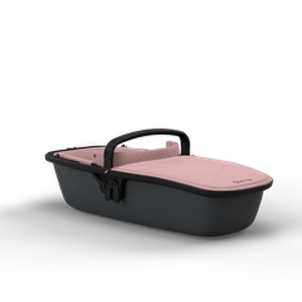 Quinny Zapp Lux Carrycot Graphite,Pink baby carry cot