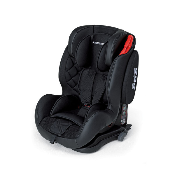 Foppapedretti Isodinamyk 1-2-3 (9 - 36 kg; 9 Monate - 12 Jahre) Schwarz Autositz für Babys