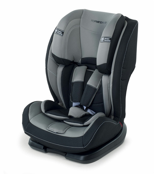 Foppapedretti Re-klino 1-2-3 (9 - 36 kg; 9 Monate - 12 Jahre) Schwarz, Grau Autositz für Babys