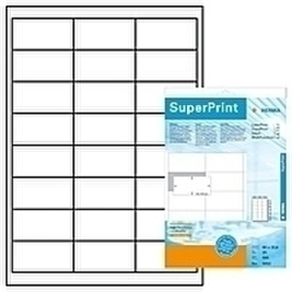 HERMA Labels white 66x33,8 SuperPrint 600 pcs. 600pc(s) self-adhesive label