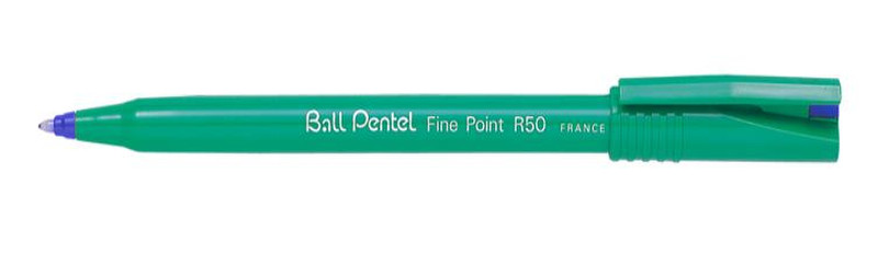 Pentel Fine Point R50 Stick ballpoint pen Bußgeld Blau 12Stück(e)