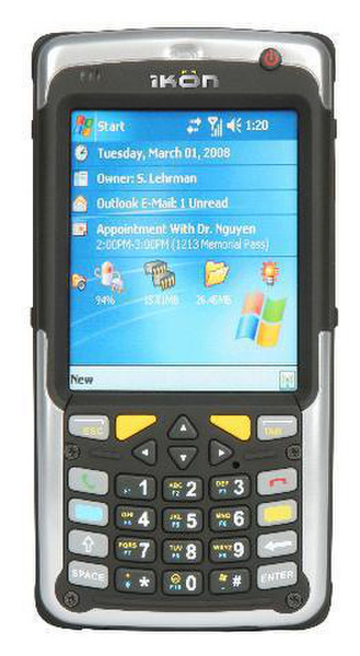Psion Ikon 3.7Zoll Touchscreen 450g Schwarz Handheld Mobile Computer