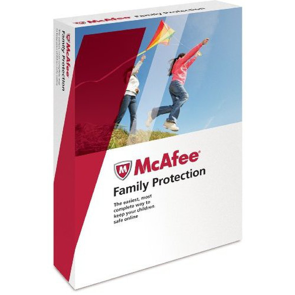 McAfee Family Protection 2010 3user(s) 1year(s) English