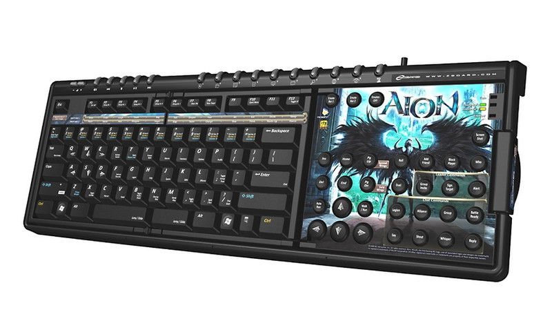 Steelseries Zboard Limited Edition Keyset Aion USB QWERTY Black keyboard